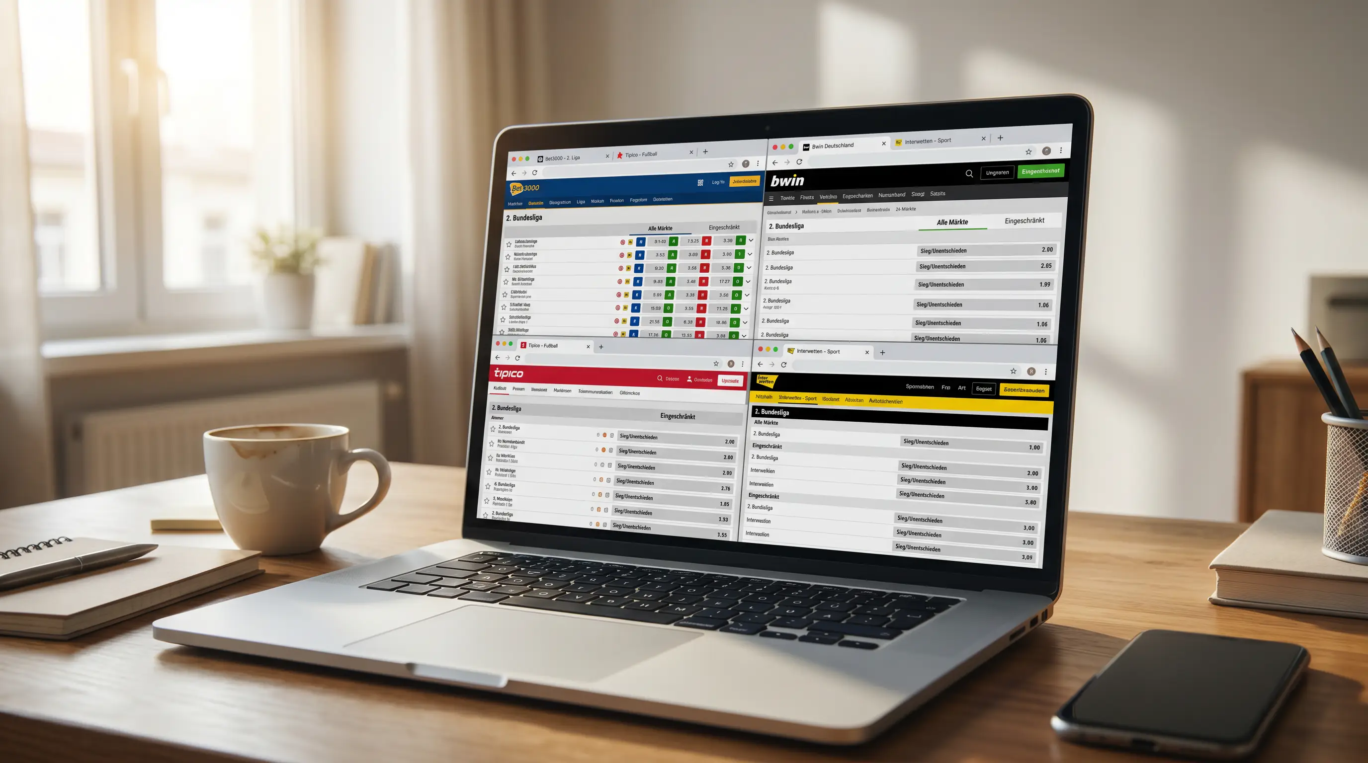 GGL-Anbieter Auswahl für 2. Handball Bundesliga Wetten – Marktabdeckung und Quotenvergleich der zweiten Liga