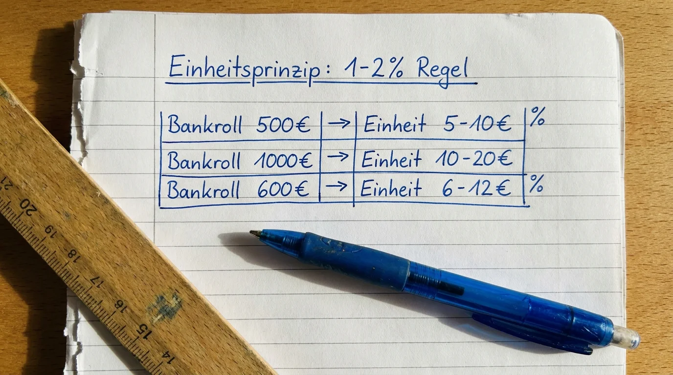 Einheitsprinzip beim Handball-Wetten – 1 bis 2 Prozent pro Einsatz für nachhaltiges Bankroll-Management