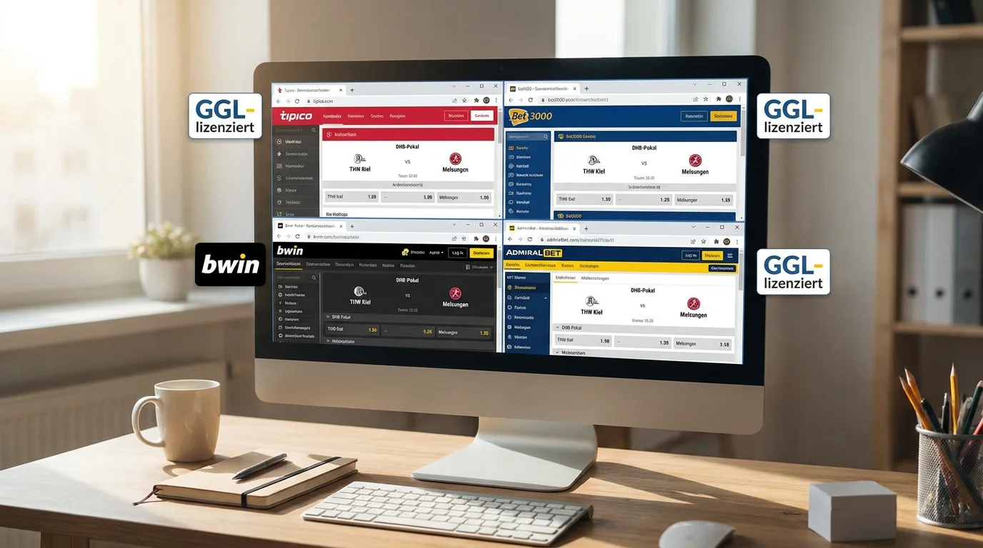 GGL-Anbieter Vergleich DHB-Pokal Handball Wetten – welche Buchmacher Pokalspiele abdecken