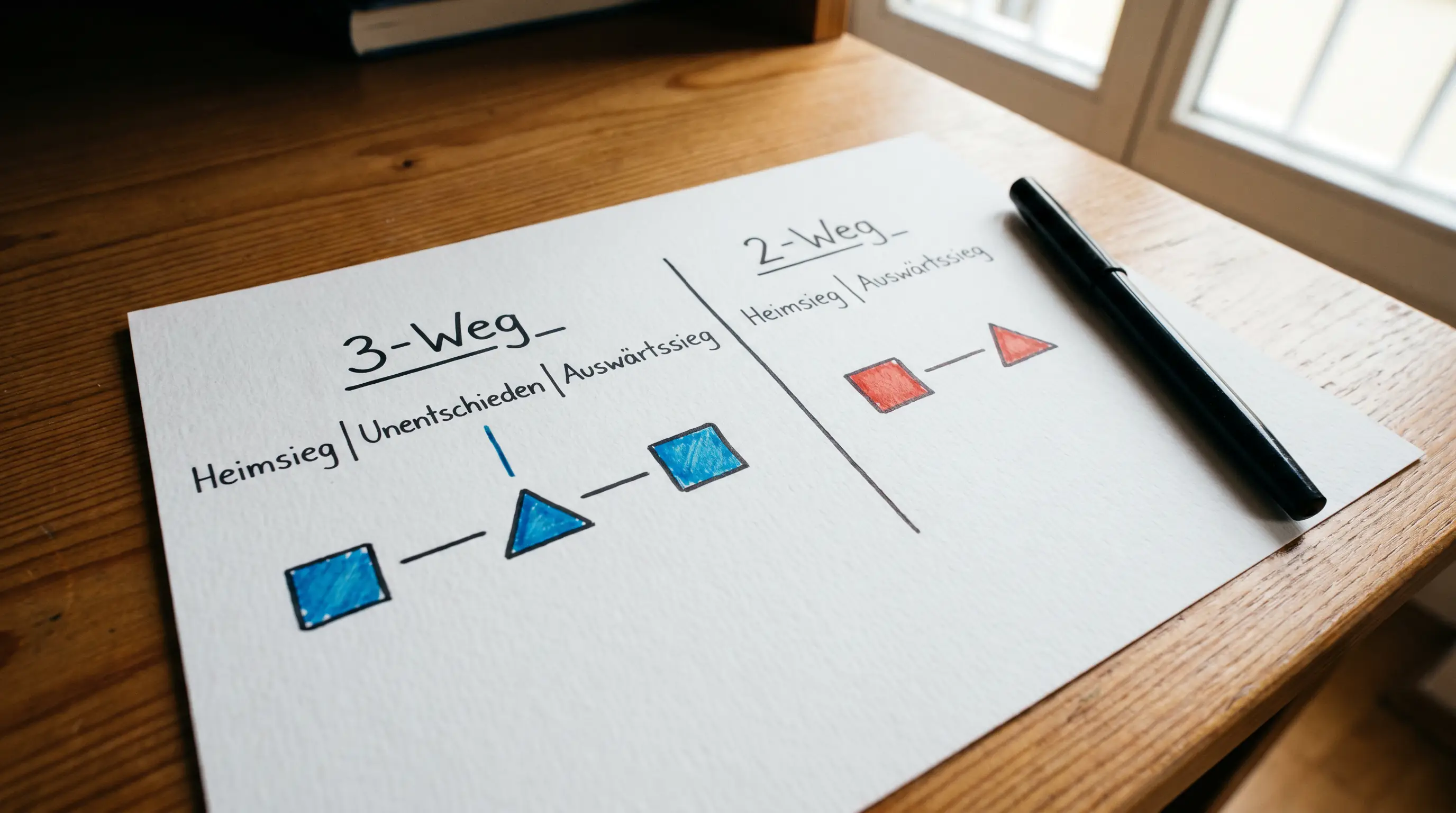 Handball Siegwette Erklärung – Unterschied zwischen 3-Weg 1X2 und 2-Weg Format beim Handball