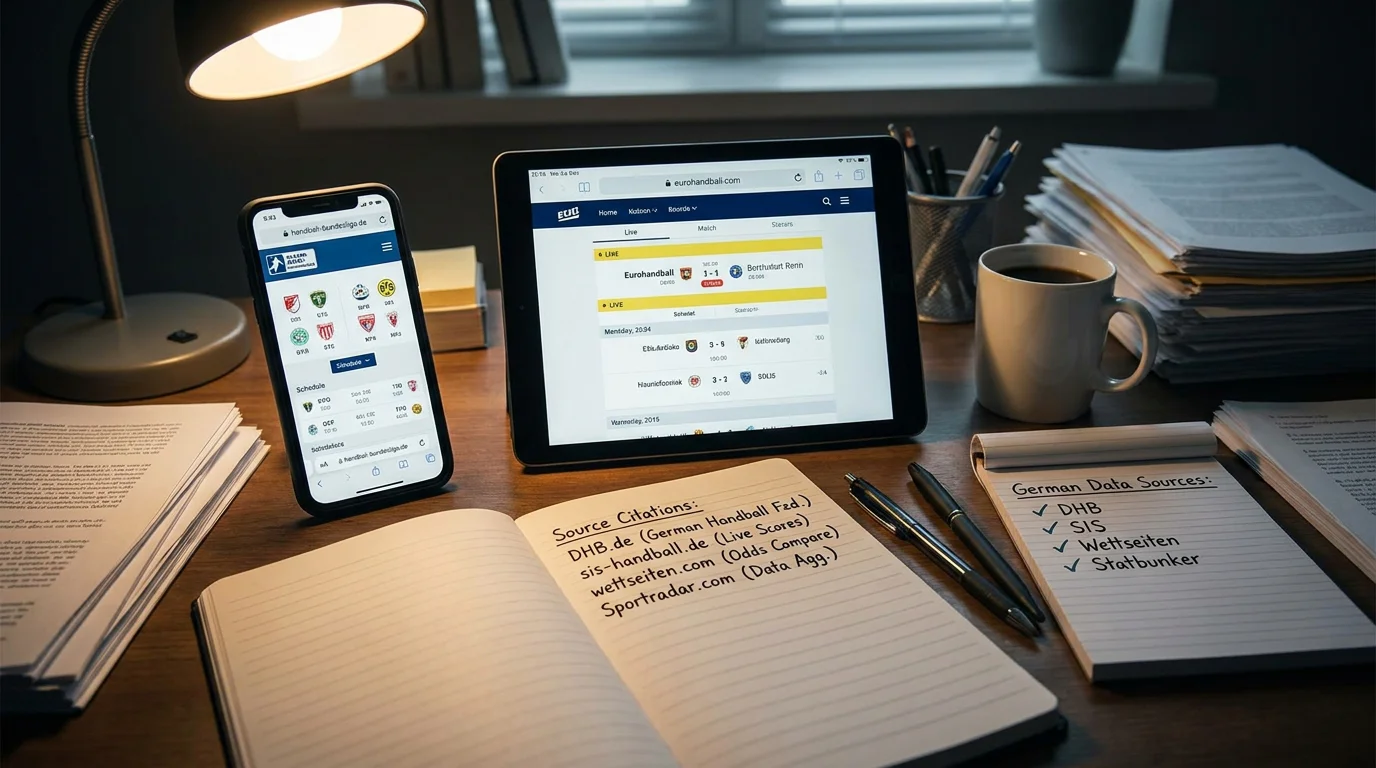 Zuverlässige Datenquellen für Handball-Sportwetten – HBL-Statistiken, EHF-Daten und Analyseplattformen