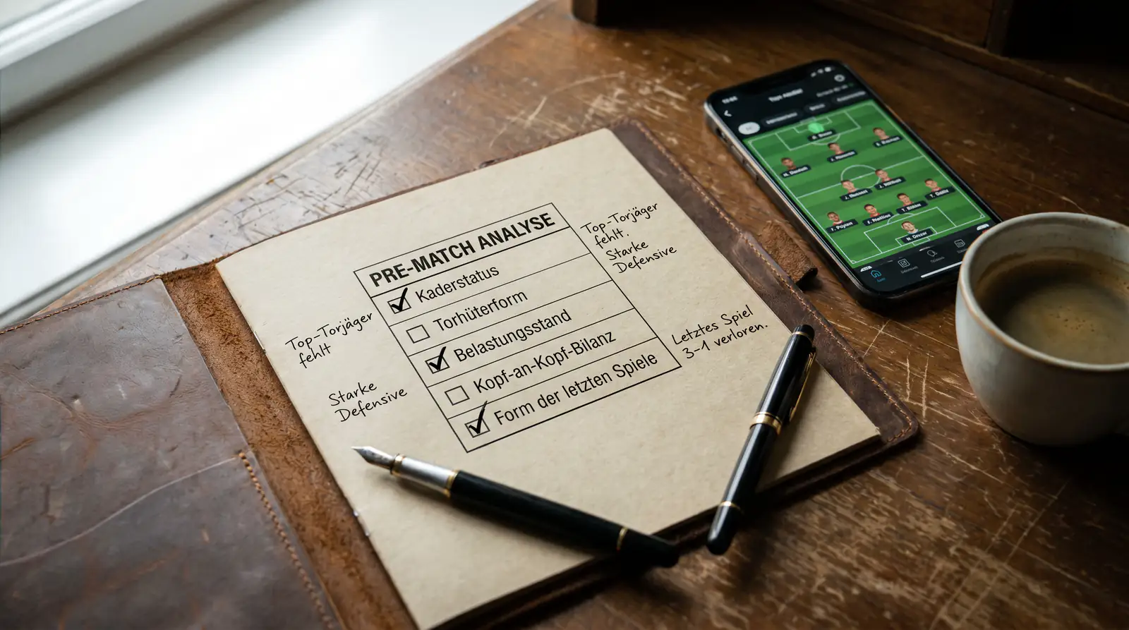 Pre-Match-Checkliste für Handball-Sportwetten – systematische Spieleranalyse vor dem Wetten