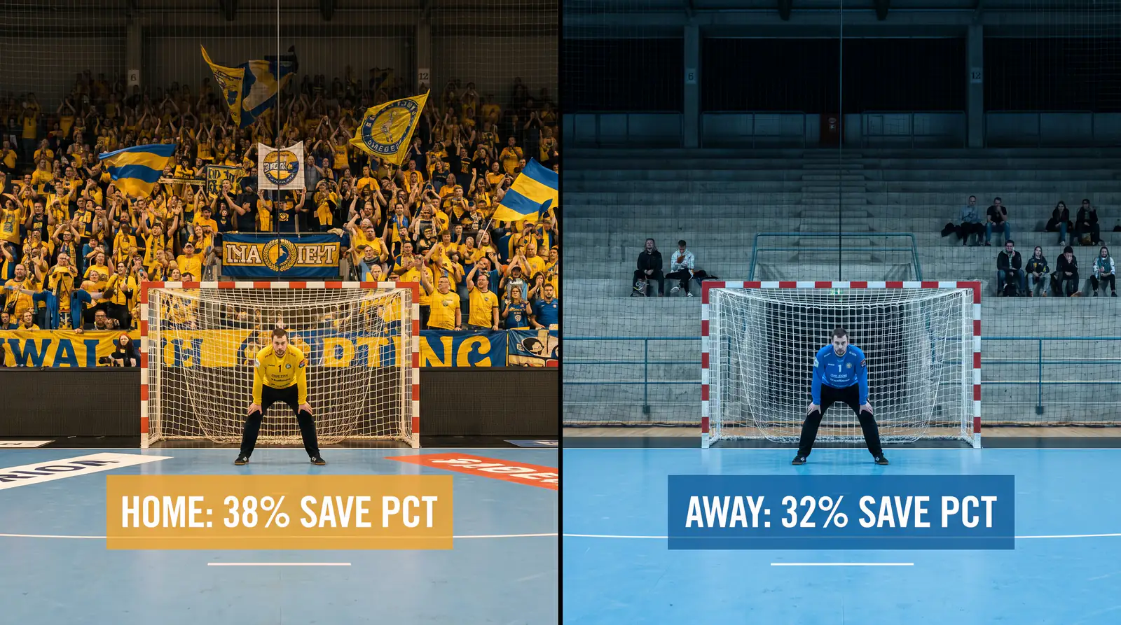 Heimvorteil bei Handball-Torhütern – Fangquote im Heim- und Auswärtsspiel der HBL verglichen