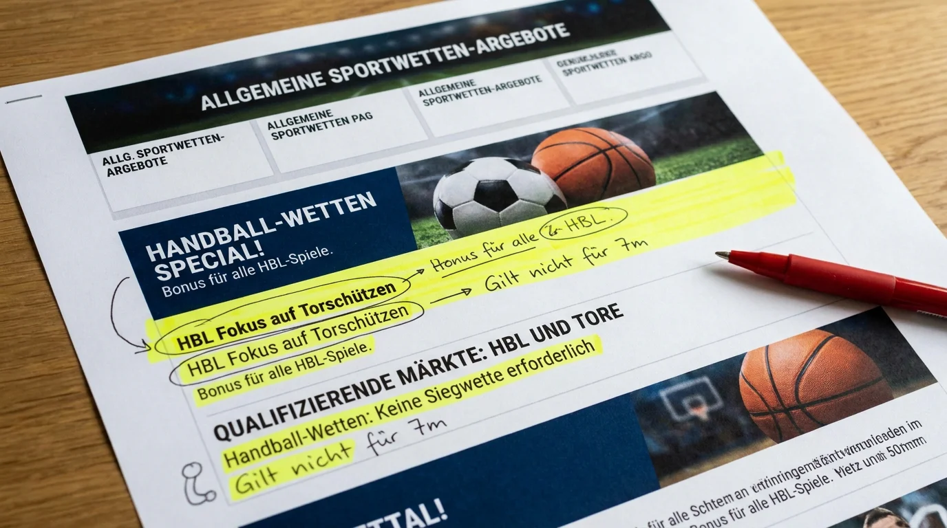 Handball Sportwetten Bonus – warum allgemeine Boni für Handball nutzbar sind trotz fehlender sportspezifischer Promotionen