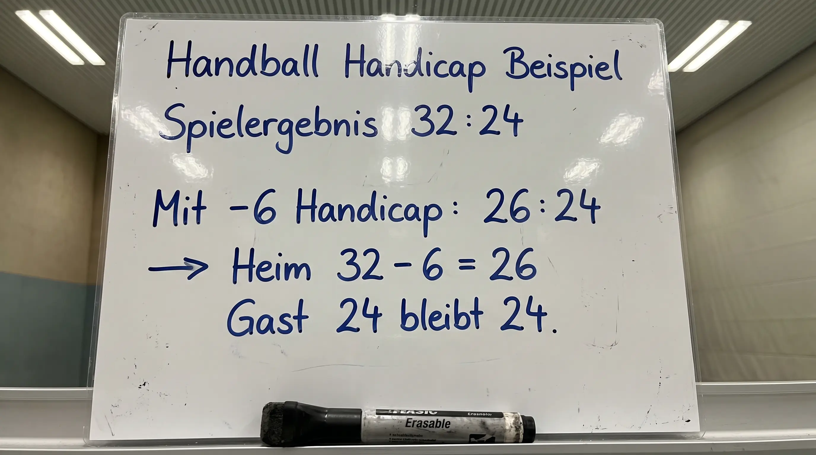 Handball Handicap Wette: europäisches und asiatisches Format mit HBL-Beispiel erklärt