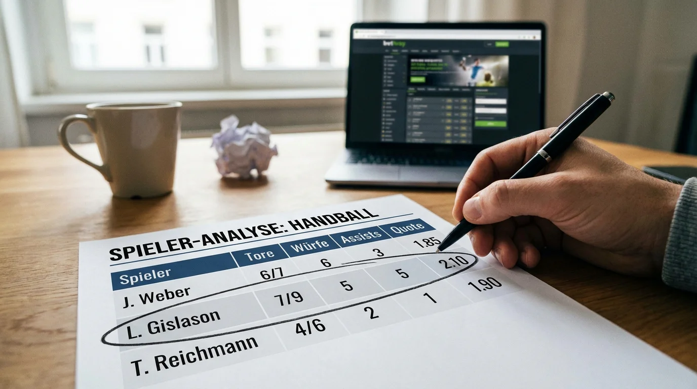Handball Player Props Wetten – Spieler-Spezialwetten auf individuelle Leistungen in der EHF Champions League