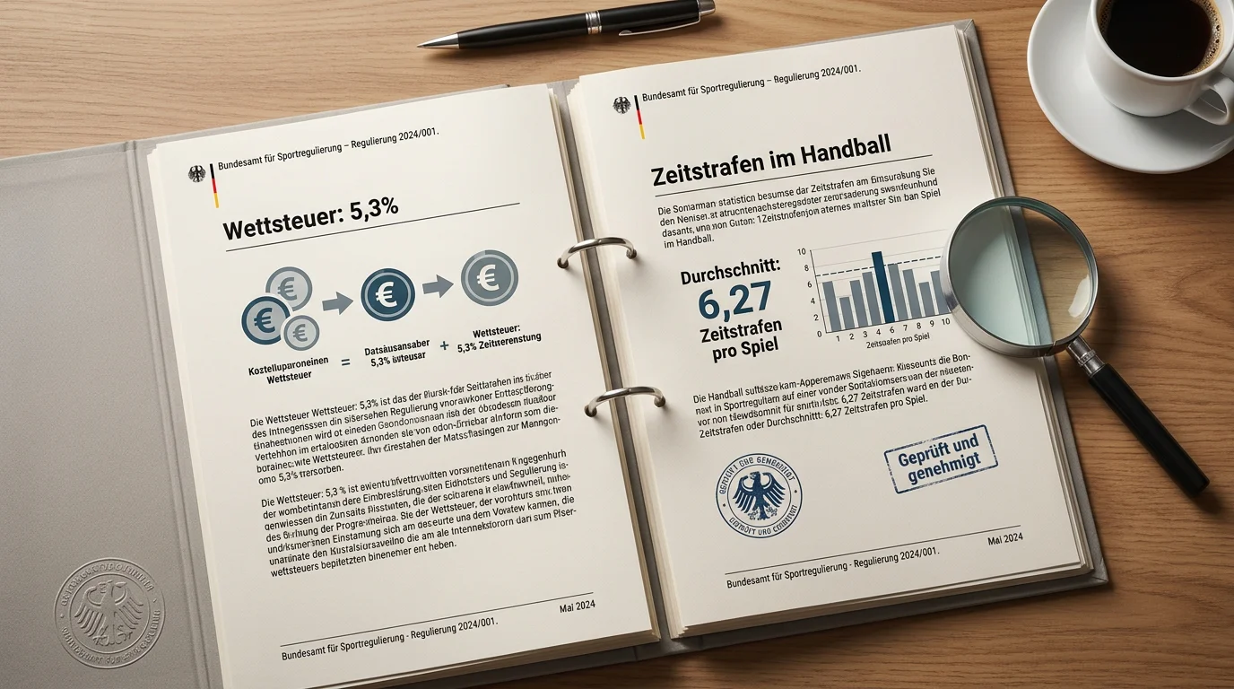 Wettsteuer und Zeitstrafe beim Handball erklärt – wichtige Begriffe für Sportwetter im deutschen Markt