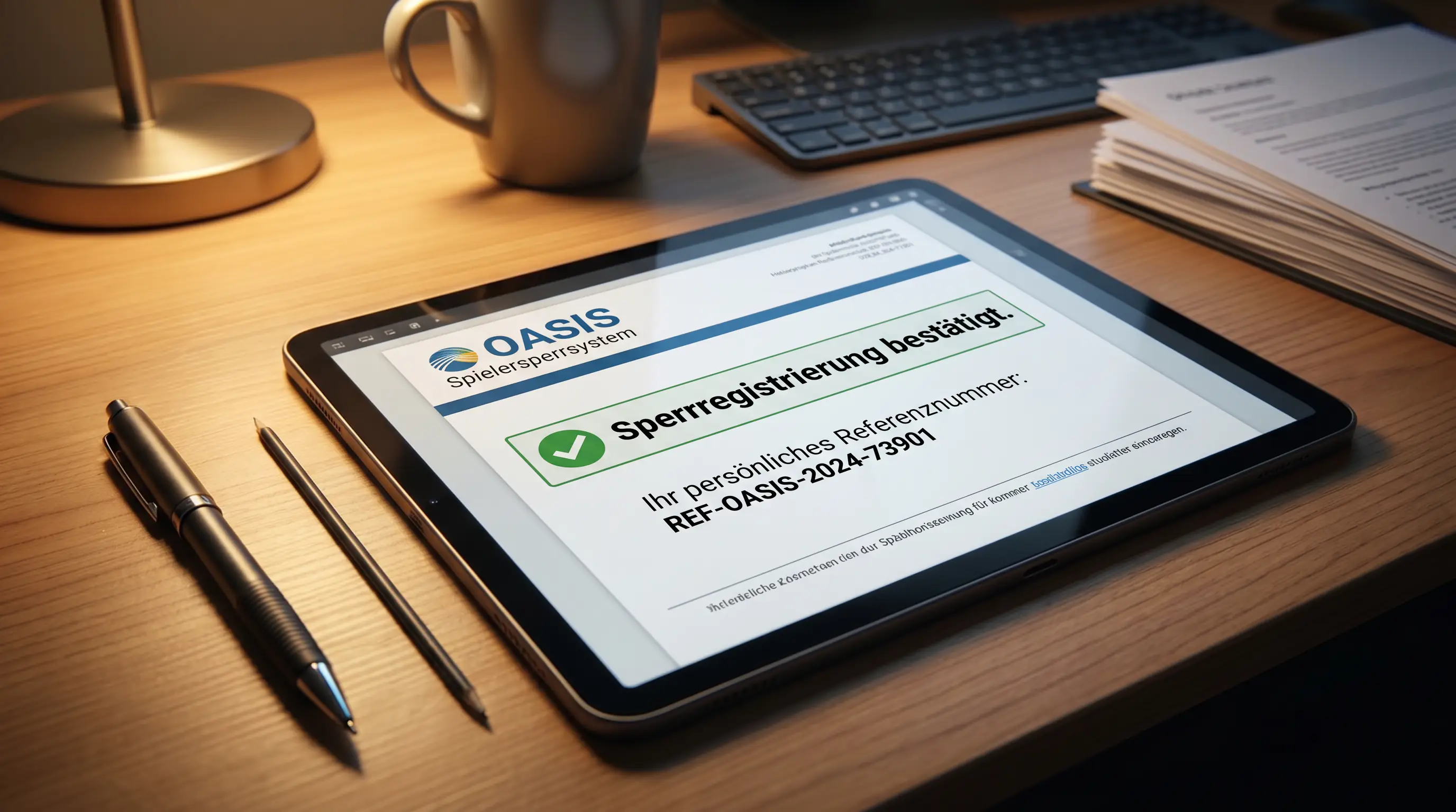 OASIS Selbstsperre bei Sportwetten Deutschland – anbieterübergreifende Wirkung und Registrierungsprozess erklärt