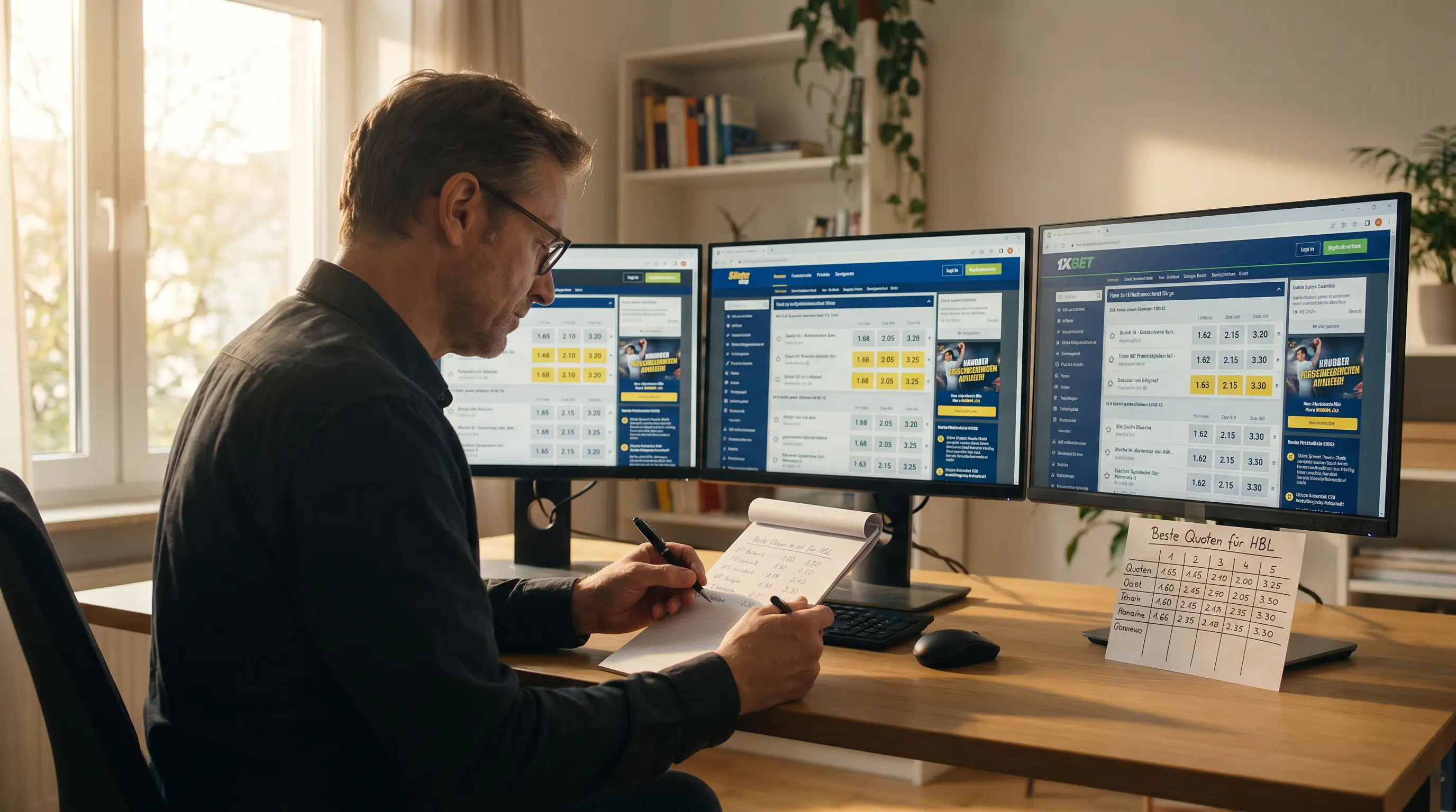 Best-Odds-Recherche für Handball-Wetten – systematischer Vergleich von drei GGL-lizenzierten Anbietern