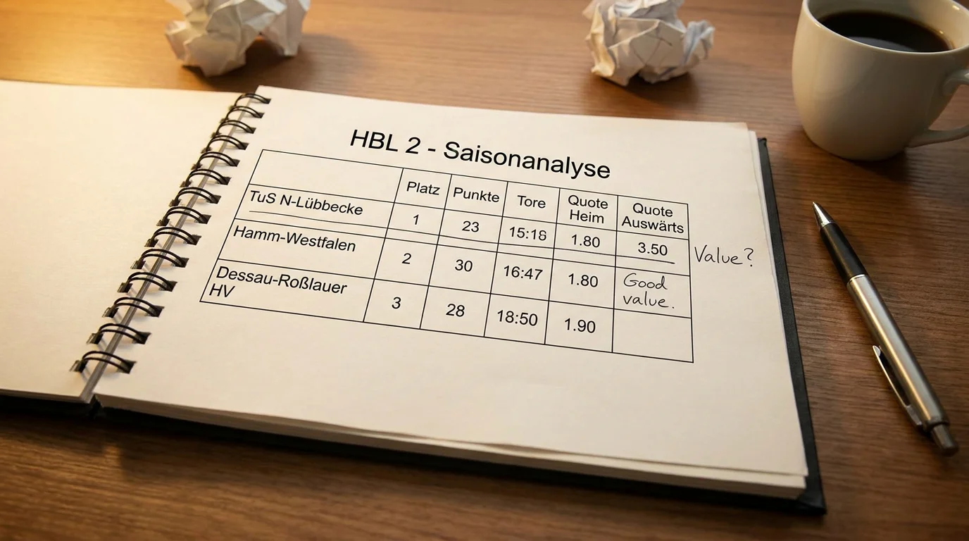 2. Handball-Bundesliga Wetten Value – weichere Quotenlinien und Informationsvorteile in der zweiten deutschen Handball-Liga